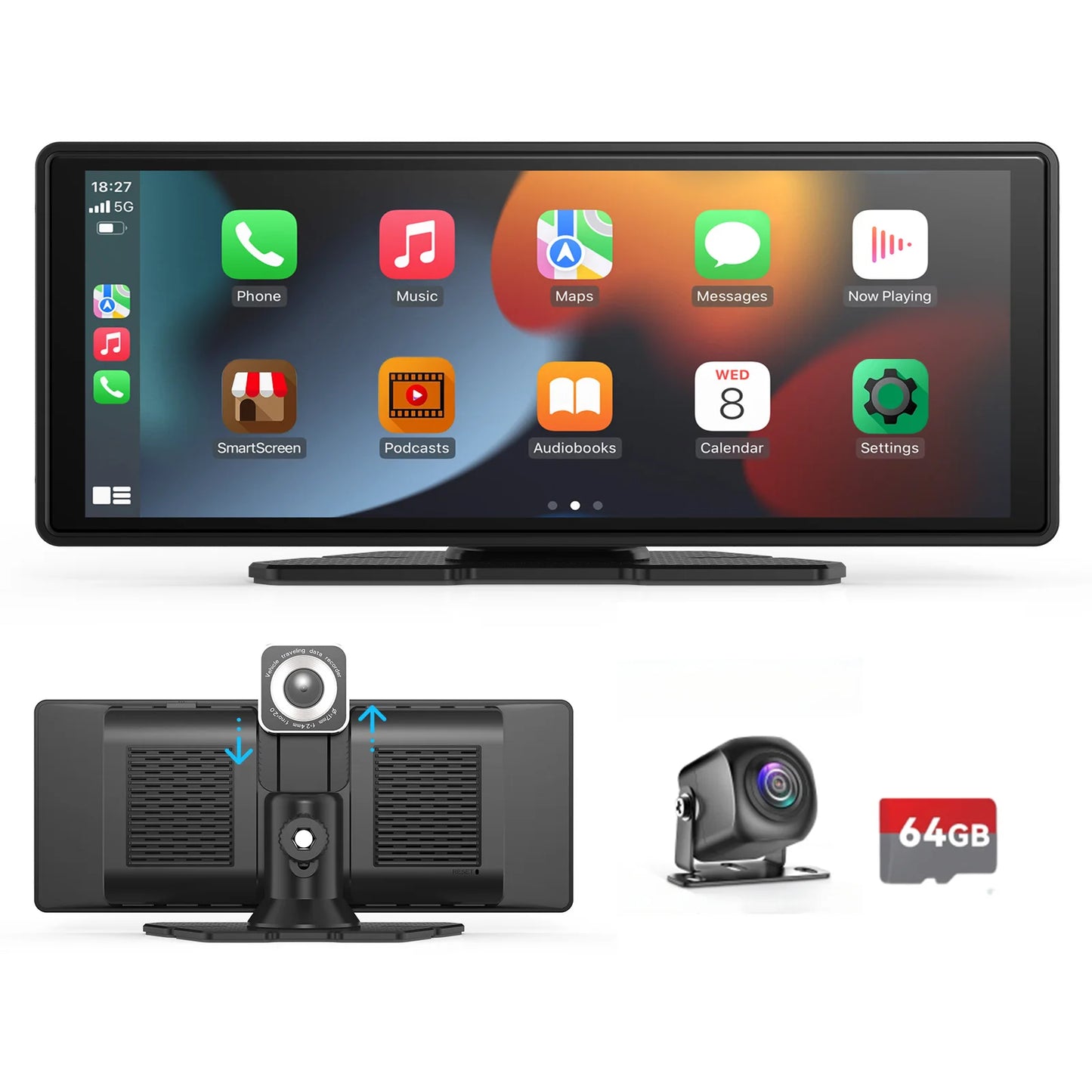 Wireless CarPlay & Android Auto Screen – Upgrade Any Car in Seconds