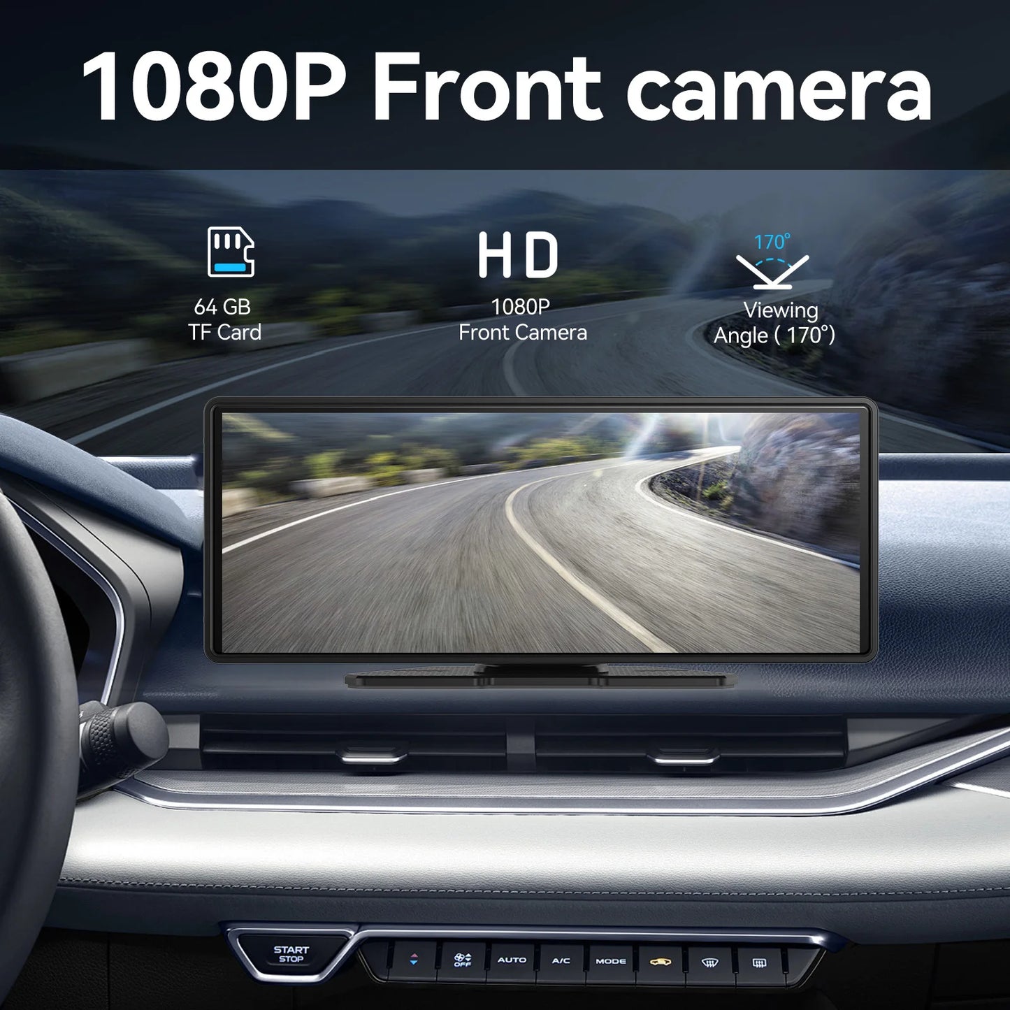 Wireless CarPlay & Android Auto Screen – Upgrade Any Car in Seconds