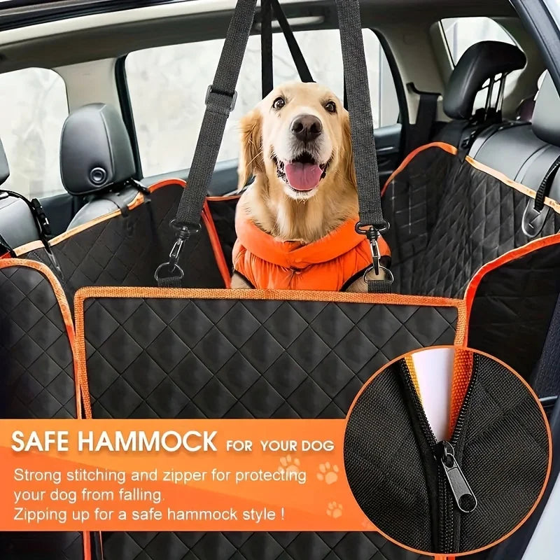 πΆ Ultimate Waterproof Dog Car Seat Cover β Scratch-Resistant & Hammock Style for Maximum Protection! π