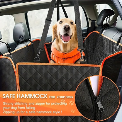 🐶 Ultimate Waterproof Dog Car Seat Cover – Scratch-Resistant & Hammock Style for Maximum Protection! 🚗